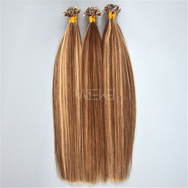 how to apply pre bonded hair extensions YJ118